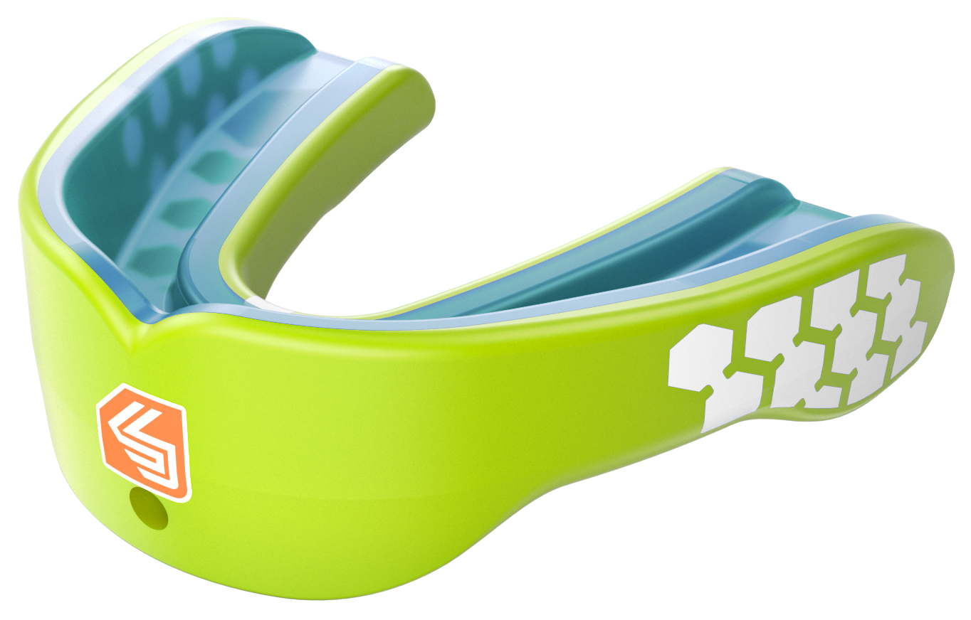 Shock Doctor Youth Gel Max Power Classic Fit Mouthguard - GREEN